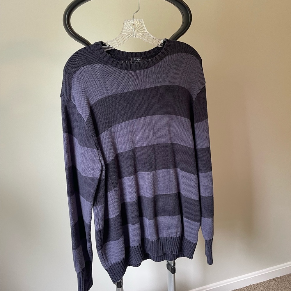 pacsun striped sweater purple